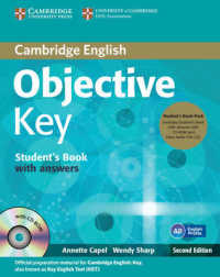 Objective Key Second edition Student's Book Pack (Student's Book with answers with Cd-rom and Class Audio Cds(2)) （2ND）