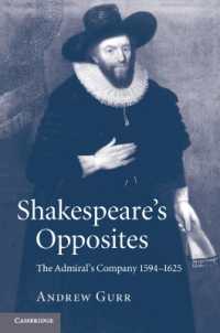 Shakespeare's Opposites : The Admiral's Company 1594-1625