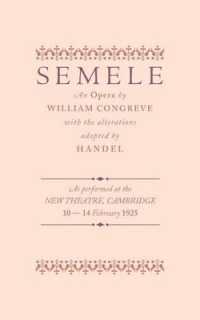 Semele : An Opera