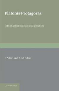 Platonis Protagoras : With Introduction, Notes and Appendices