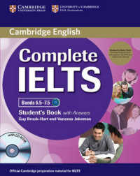 Complete Ielts Bands 6.5-7.5 Student's Pack (Student's Book with answers with Cd-rom and Class Audio Cds (2)) （PAP/CDR/CO）