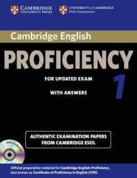 Cambridge English Proficiency 1 for Updated Exam Self-study Pack.(Student's Book with Answers and Audio Cds).