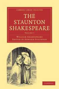 スタウントン版　シェイクスピア作品集（ケンブリッジ名著復刻叢書・全３巻）<br>The Staunton Shakespeare 3 Volume Paperback Set (Cambridge Library Collection - Shakespeare and Renaissance Drama)