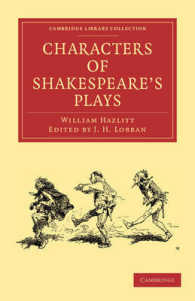 Characters of Shakespeare's Plays (Cambridge Library Collection - Shakespeare and Renaissance Drama)