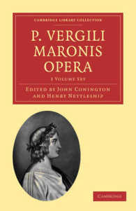 P. Vergili Maronis Opera, 3 Vols (3-Volume Set) (Cambridge Library Collection: Classics) （1ST）