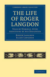 The Life of Roger Langdon : Told by Himself, with Additions by his Daughter (Cambridge Library Collection - Astronomy)