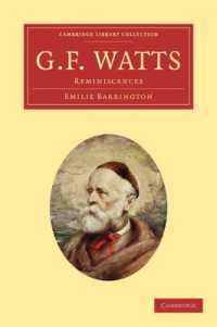 G. F. Watts : Reminiscences (Cambridge Library Collection - Art and Architecture)