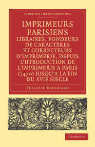 Imprimeurs parisiens, libraires, fondeurs de caractères et correcteurs d'imprimerie, depuis l'introduction de l'imprimerie a Paris (1470) jusqu'a la fin du XVIe siècle : Leurs adresses, marques, enseignes, dates d'exercice. Notes sur leurs