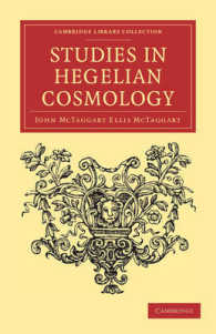 Studies in Hegelian Cosmology (Cambridge Library Collection - Philosophy)