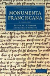 Monumenta Franciscana (2-Volume Set) (Cambridge Library Collection - Rolls)