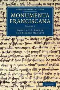 Monumenta Franciscana (Monumenta Franciscana 2 Volume set)
