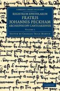Registrum epistolarum fratris Johannis Peckham, Archiepiscopi Cantuariensis (Registrum epistolarum fratris Johannis Peckham, Archiepiscopi Cantuariensis 3 Volume Set)