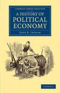 A History of Political Economy (Cambridge Library Collection - British and Irish History, 19th Century)