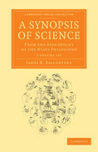 A Synopsis of Science (2-Volume Set) : From the Standpoint of the Nyaya Philosophy (Cambridge Library Collection - Perspectives from the Royal Asiatic