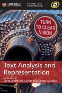 Cambridge Topics in English Language Text Analysis and Representation (Cambridge Topics in English Language)