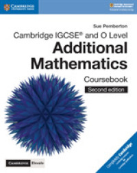 Cambridge Igcse and O Level Additional Mathematics Coursebook + Cambridge Elevate Edition, 2 Year Access (Cambridge International Igcse) （2 PAP/PSC）