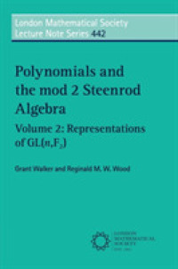 Polynomials and the mod 2 Steenrod Algebra: Volume 2, Representations of GL (n,F2) (London Mathematical Society Lecture Note Series)