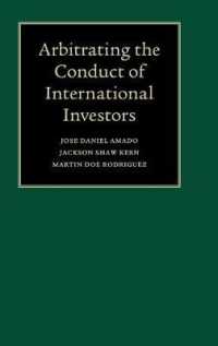 国際投資家の行動と仲裁<br>Arbitrating the Conduct of International Investors