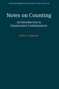Notes on Counting: An Introduction to Enumerative Combinatorics (Australian Mathematical Society Lecture Series)