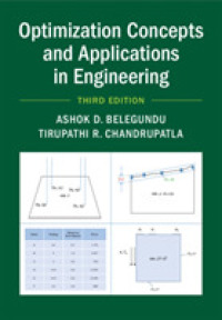 最適化の理解と工学への応用（第３版）<br>Optimization Concepts and Applications in Engineering （3RD）