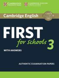 Cambridge English First for Schools 3 Student's Book with answers （CSM STU）