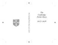 The Cambridge Pocket Diary 2017-2018 (Cambridge Pocket Diary) （DRY）