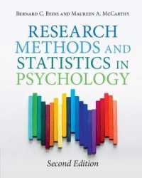 心理学のための調査法と統計学（第２版）<br>Research Methods and Statistics in Psychology （2ND）