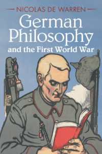 ドイツ哲学と第一次世界大戦<br>German Philosophy and the First World War
