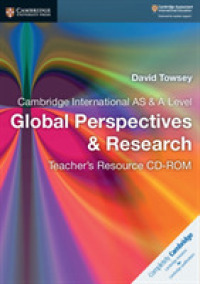 Cambridge International as & a Level Global Perspectives & Research Teacher's Resource Cd-rom -- CD-ROM