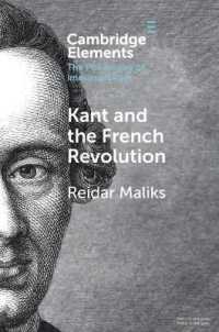Kant and the French Revolution (Elements in the Philosophy of Immanuel Kant)