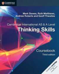 Cambridge International AS/A Level Thinking Skills Coursebook （3RD）