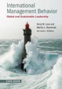 国際経営行動（第８版）<br>International Management Behavior : Global and Sustainable Leadership （8TH）