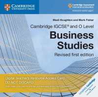 Cambridge Igcse (R) and O Level Business Studies Revised Digital Teacher's Resource Access Card 3 Ed (Cambridge International Igcse) -- Digital produc