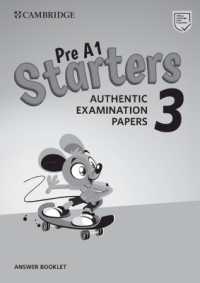 Cambridge English Young Learners 3 for revised exam Starters Answer Booklet （BKLT ANS）