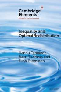 Inequality and Optimal Redistribution (Elements in Public Economics)