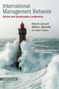 国際経営行動（第８版）<br>International Management Behavior : Global and Sustainable Leadership （8TH）