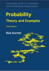 確率論（テキスト・第５版）<br>Probability : Theory and Examples (Cambridge Series in Statistical and Probabilistic Mathematics) （5TH）