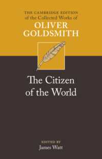 The Citizen of the World (The Cambridge Edition of the Collected Works of Oliver Goldsmith)