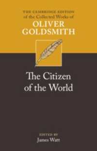 The Citizen of the World (The Cambridge Edition of the Collected Works of Oliver Goldsmith)