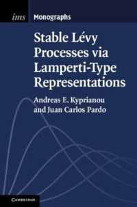 Stable Lévy Processes via Lamperti-Type Representations (Institute of Mathematical Statistics Monographs)