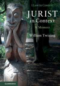 Jurist in Context : A Memoir (Law in Context)