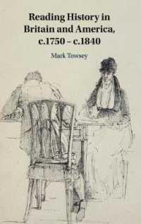 英米の歴史書と読者1750-1840年<br>Reading History in Britain and America, c.1750-c.1840