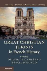 Great Christian Jurists in French History (Law and Christianity)