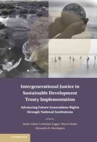 Intergenerational Justice in Sustainable Development Treaty Implementation : Advancing Future Generations Rights through National Institutions (Treaty Implementation for Sustainable Development)