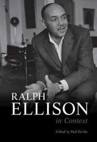 ラルフ・エリソン研究のためのコンテクスト<br>Ralph Ellison in Context (Literature in Context)