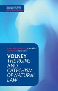 Volney: 'The Ruins' and 'Catechism of Natural Law' (Cambridge Texts in the History of Political Thought)
