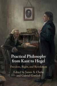 カントからヘーゲルにいたる実践哲学<br>Practical Philosophy from Kant to Hegel : Freedom, Right, and Revolution