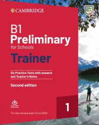 B1 Preliminary for Schools Trainer 1 for the Revised 2020 Exam Six Practice Tests with Answers and Teacher's Notes with Downloadable Audio (Trainer) （2ND）