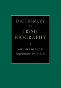 アイルランド人名事典　第１０・１１巻（全２巻）<br>Dictionary of Irish Biography 2 Volume HB Set