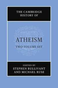ケンブリッジ版　無神論の歴史（全２巻）<br>The Cambridge History of Atheism 2 Volume Hardback Set